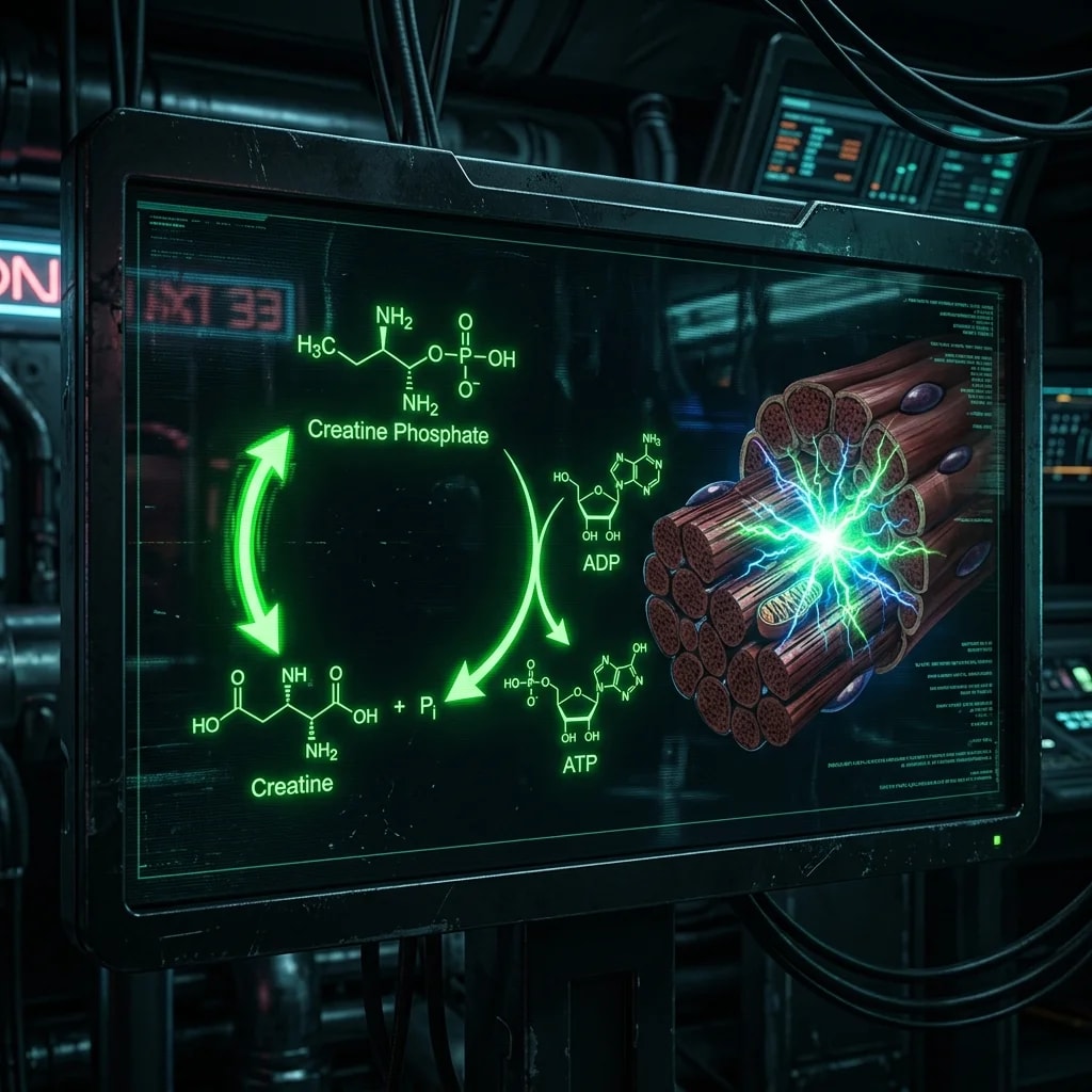 Illustration representing Creatine Benefits: What the Science Actually Shows (Beyond Just Muscle)