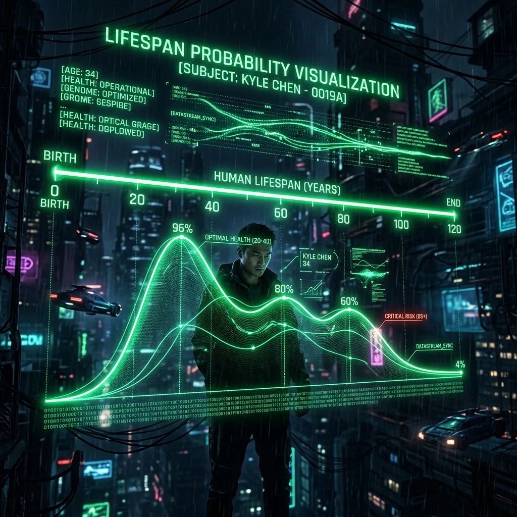 Illustration representing Life Expectancy Calculator: How Long Will You Actually Live?