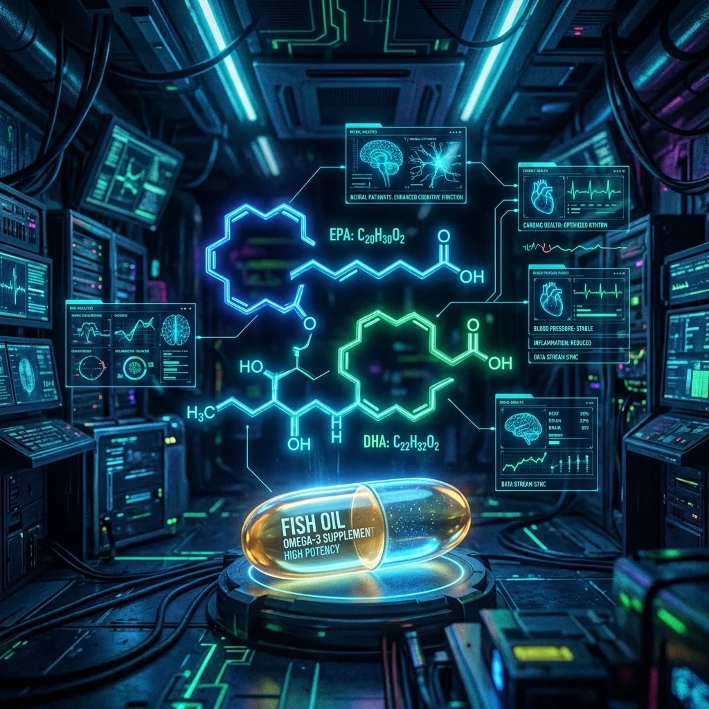 Illustration representing Omega-3 Benefits: What the Science Actually Shows About EPA and DHA